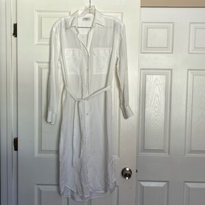 Aritzia Babaton White Utility Dress 2XS